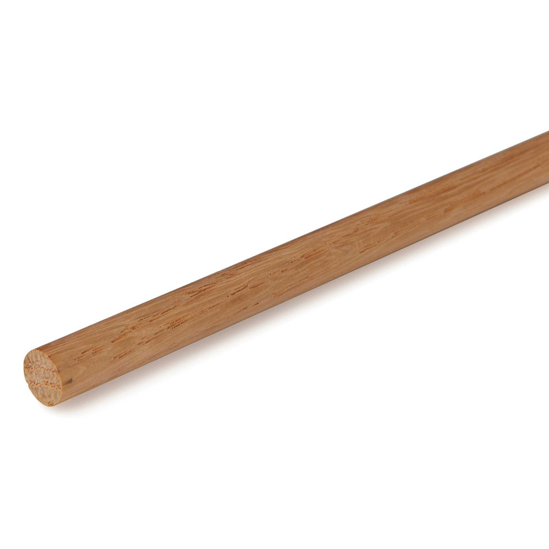 36" Round Wood Dowel - Species:Oak - Diameter:3/8"
